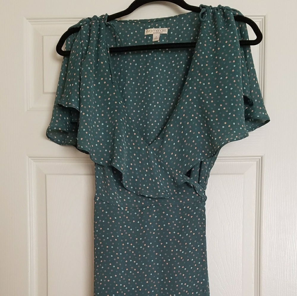 Eva Mendez wrap dress